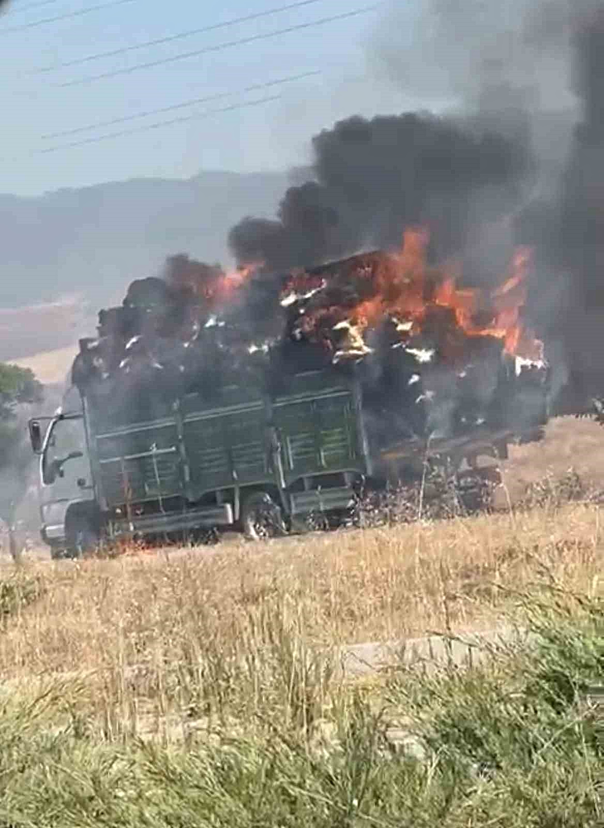 Yenişehir\'de Yangın Korkusu