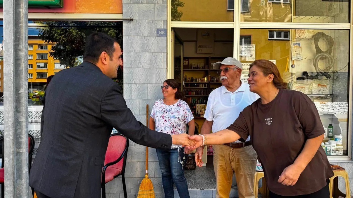 Kaymakam Kürkcü Esnaf Ziyaretinde