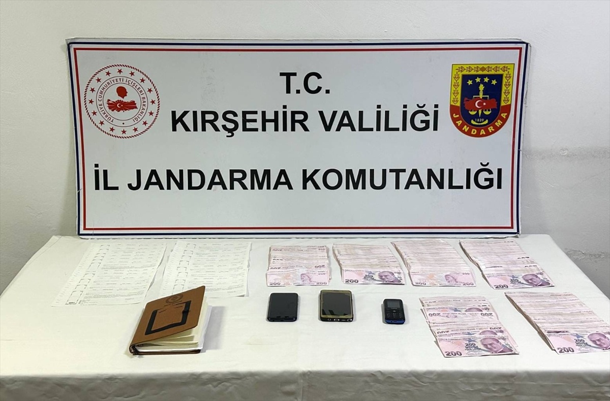 Kırşehir\'de Tefecilik Operasyonu: 3 Gözaltı