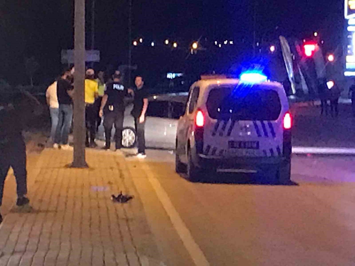 Ereğli\'de Kaza: Otomobil Aydınlatma Direğini Devirip Sürücü Yaralandı