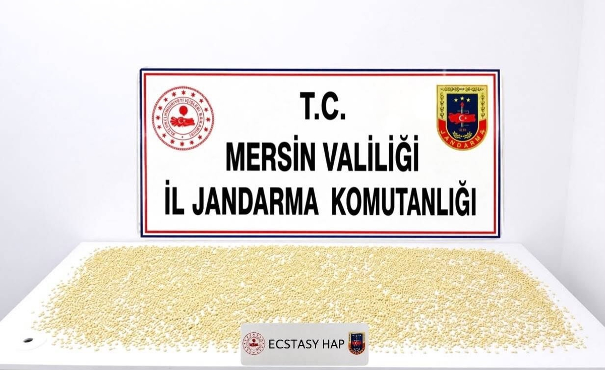 Mersin\'de uyuşturucu operasyonu: 3 bin 760 ecstasy ele geçirildi
