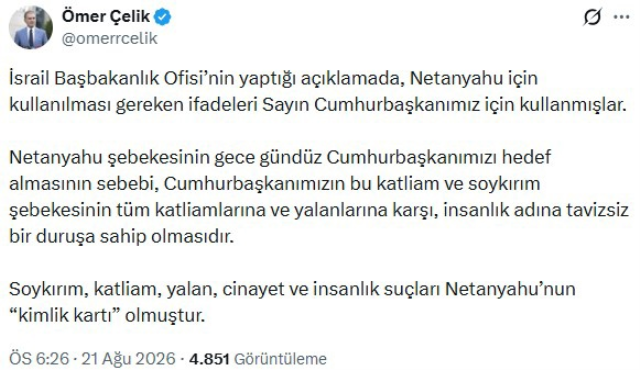 Netanyahu'dan küstah açıklama! Türkiye'den peş peşe sert tepkiler