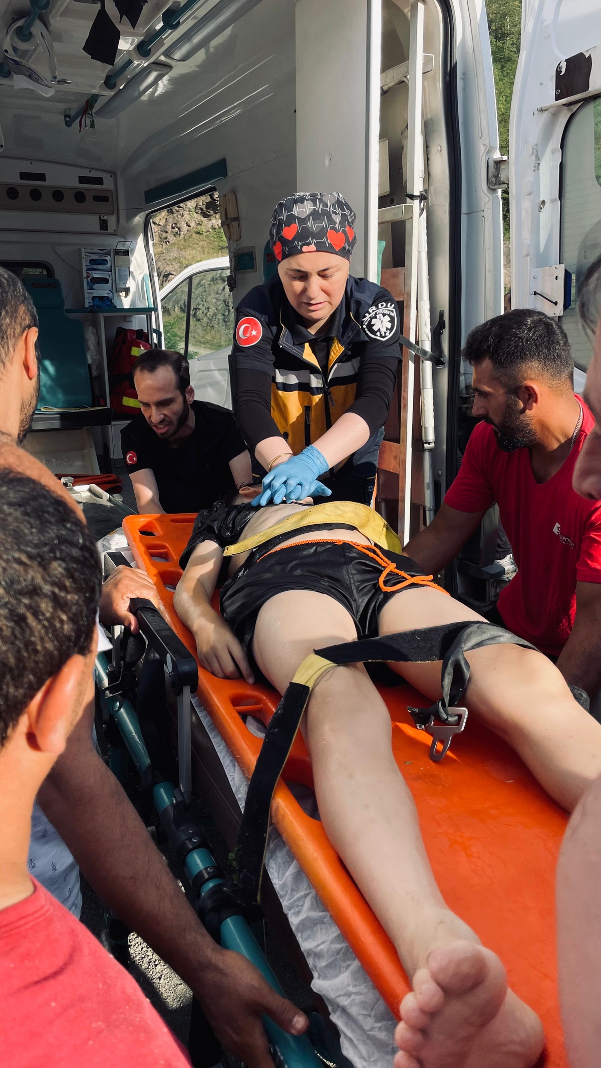 Boğulma Tehlikesi Geçiren Çocuk Hastaneye Kaldırıldı