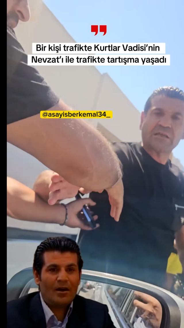 Rolünden çıkamamış gibi! Kurtlar Vadisi oyuncusundan trafikte yakışıksız hareketler