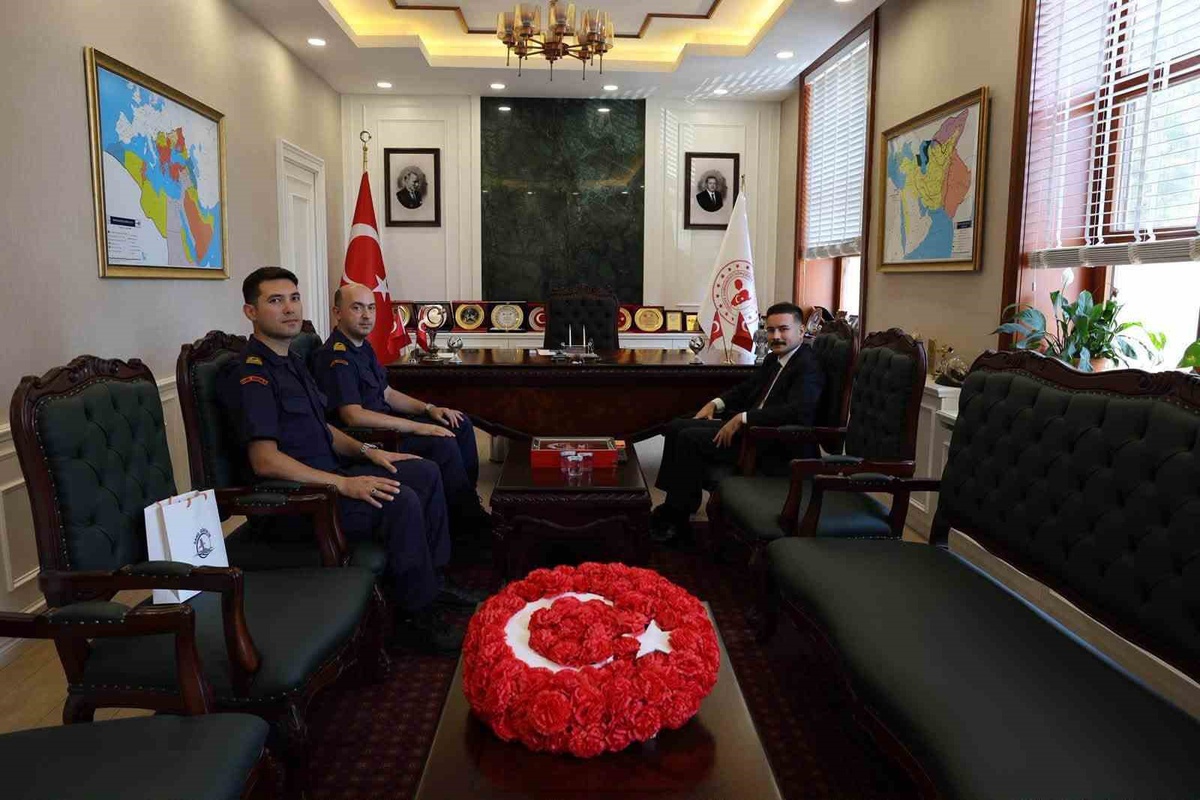 Barış Borucu\'dan Kaymakam Acar\'a Ziyaret