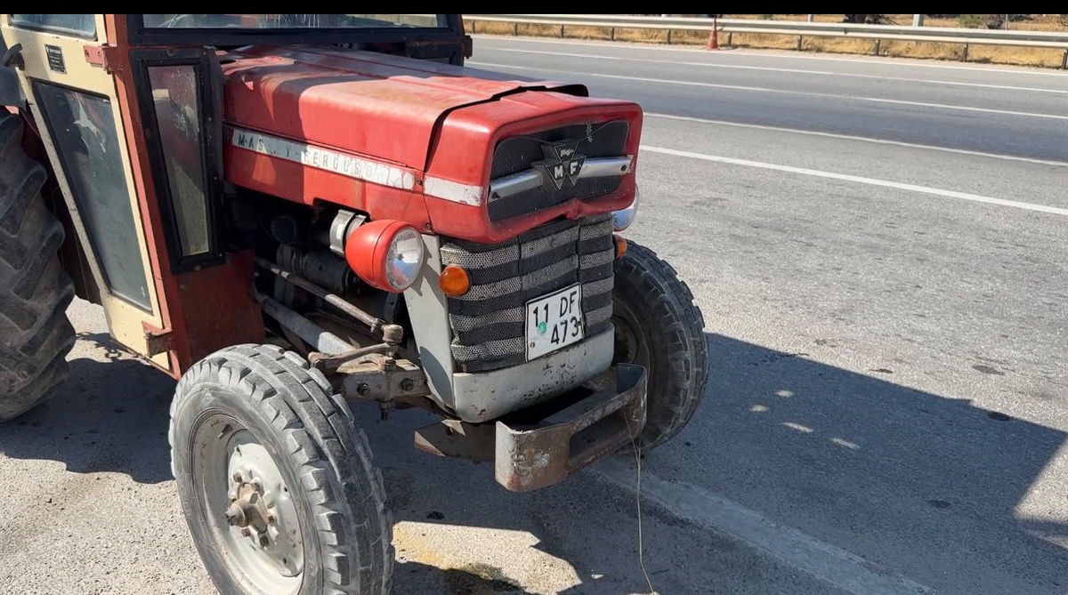 Çalınan Traktörle Yola Çıkan Engelli Genç Yakalandı