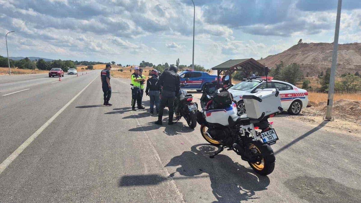 Kütahya\'da Motosiklet Denetimi