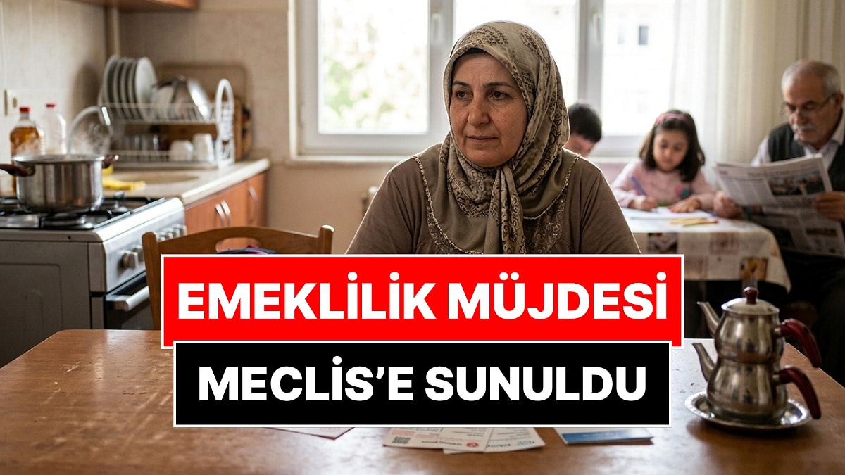 Ev Kadınlarına Sosyal Güvence Teklifi