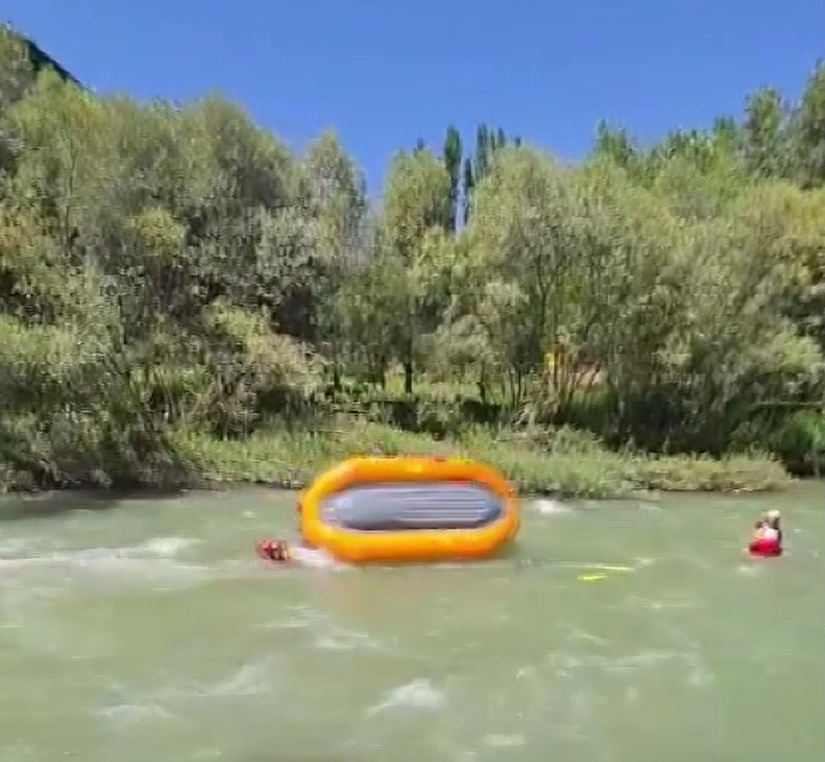 İspir\'de Rafting Yarışması Kazası
