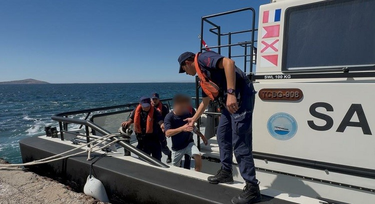 Bozcaada Açıklarında Tıbbi Tahliye