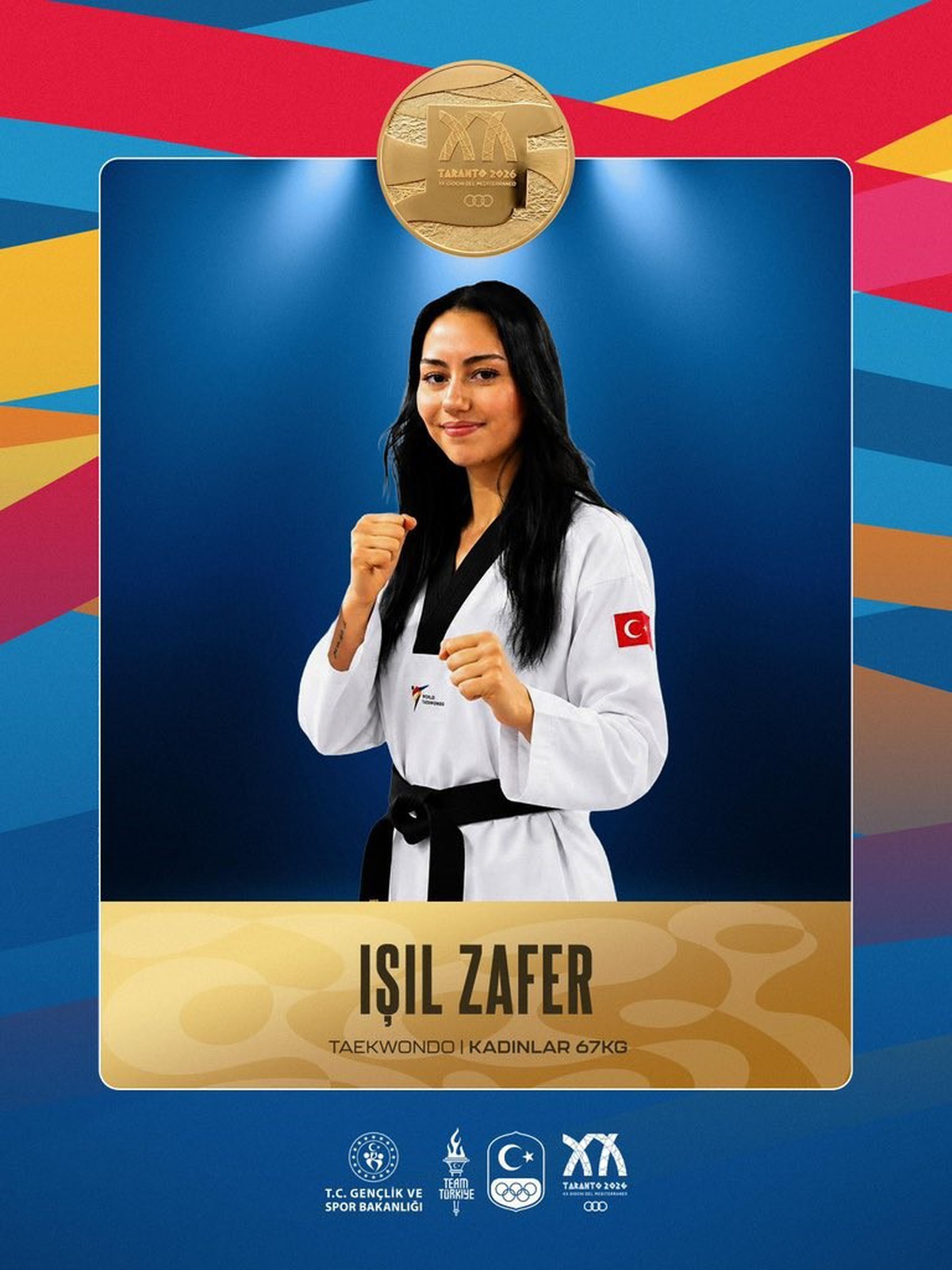 Işıl Zafer Akdeniz Oyunları'nda Altın Madalya Kazandı
