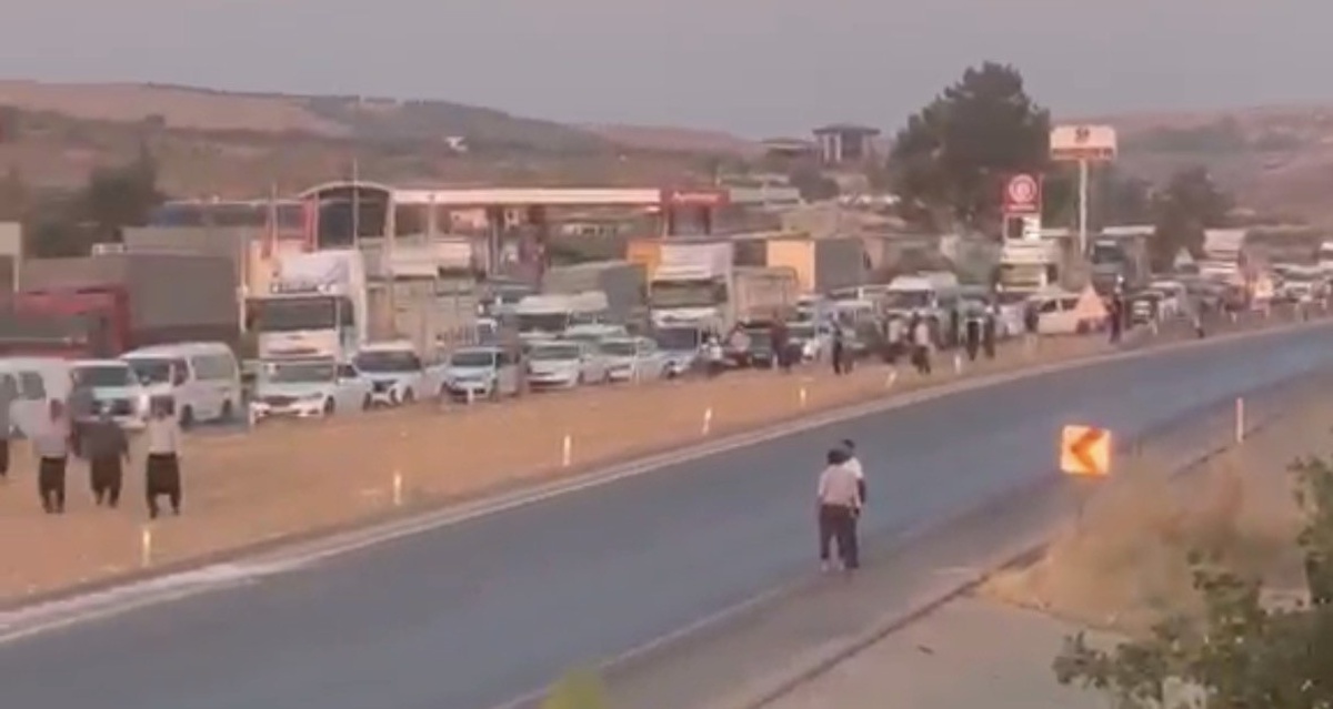 Gaziantep'te Trafik Kazası Sonrası Eylem