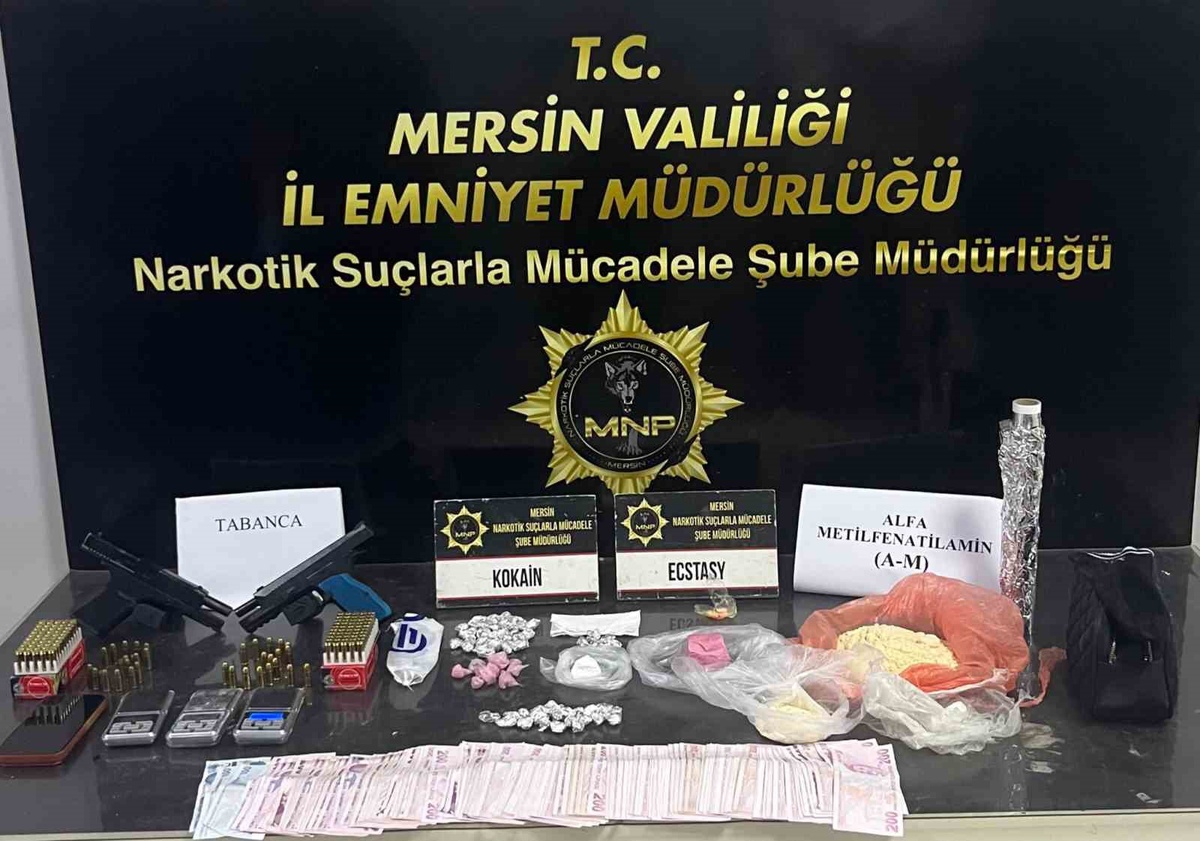 Mersin'de uyuşturucu operasyonu: 2 tutuklama