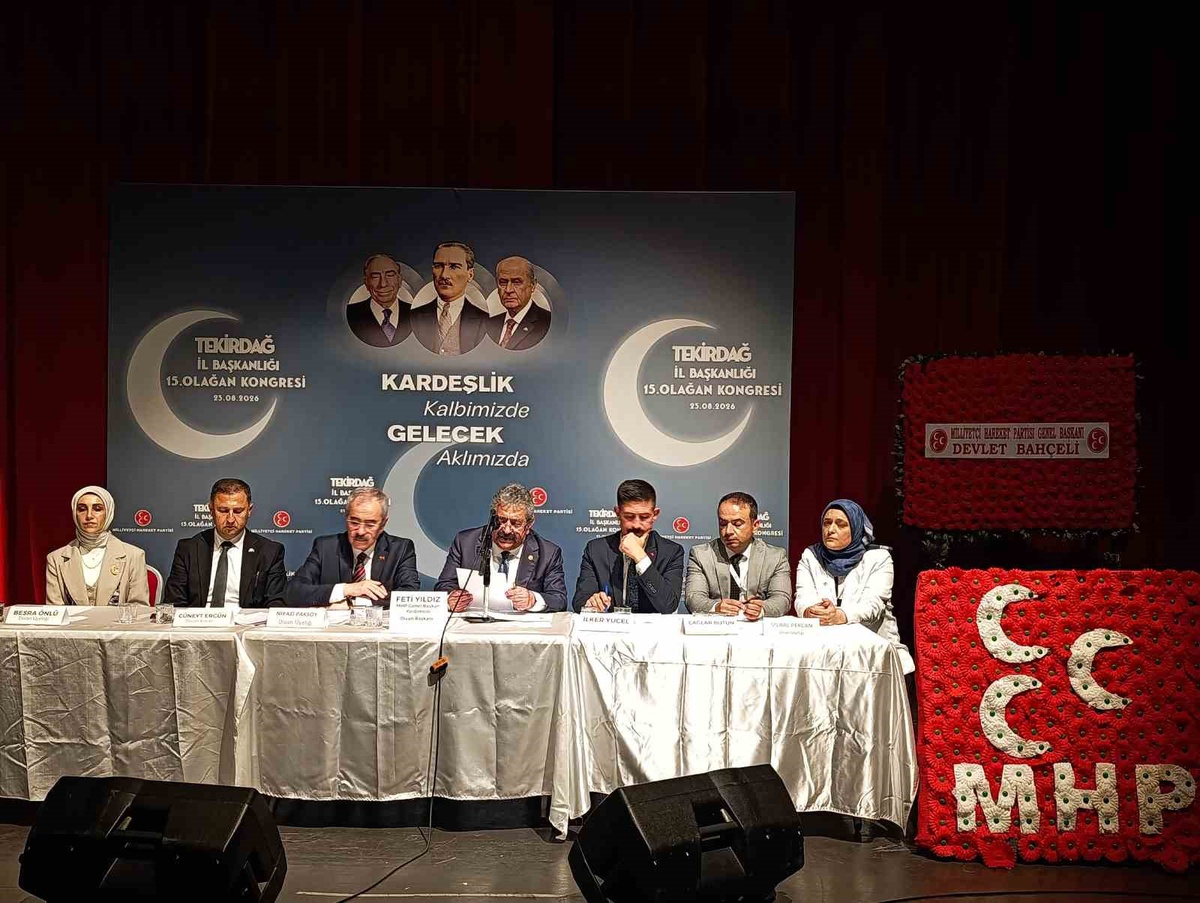 MHP Tekirdağ Kongresi'nde 'Terörsüz Türkiye' Vurgusu