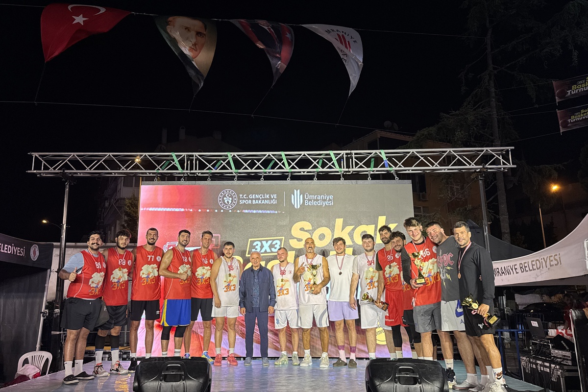 3x3 Sokak Basketbol Turnuvası Ödül Töreni