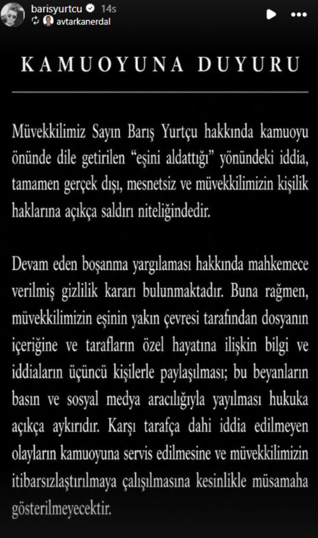 Ünlü oyuncunun boşanma davasında şaşırtan talep!