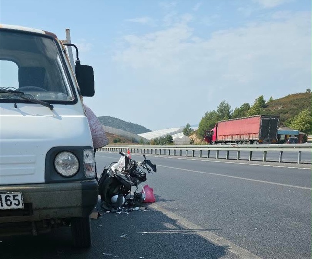 Alanya'da Motosiklet Kazası
