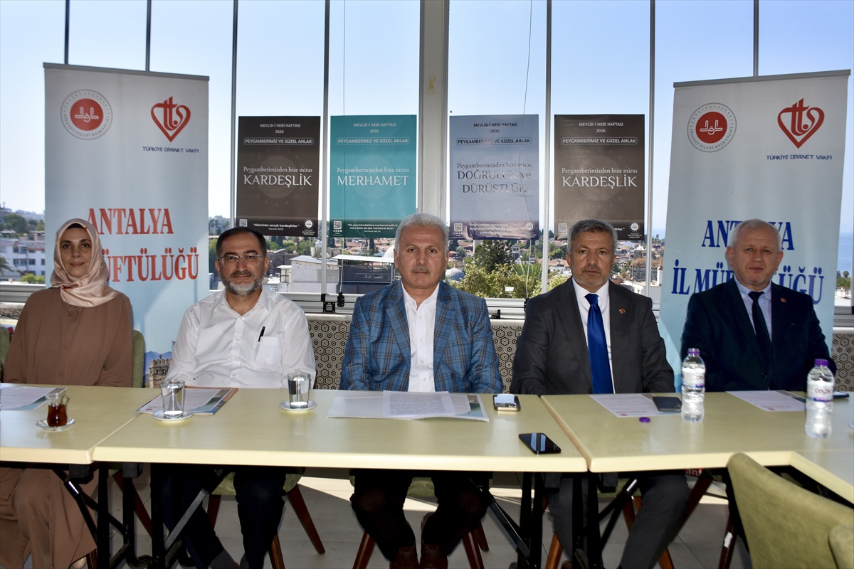 Mevlid-i Nebi Haftası Antalya'da Etkinliklerle Kutlanacak