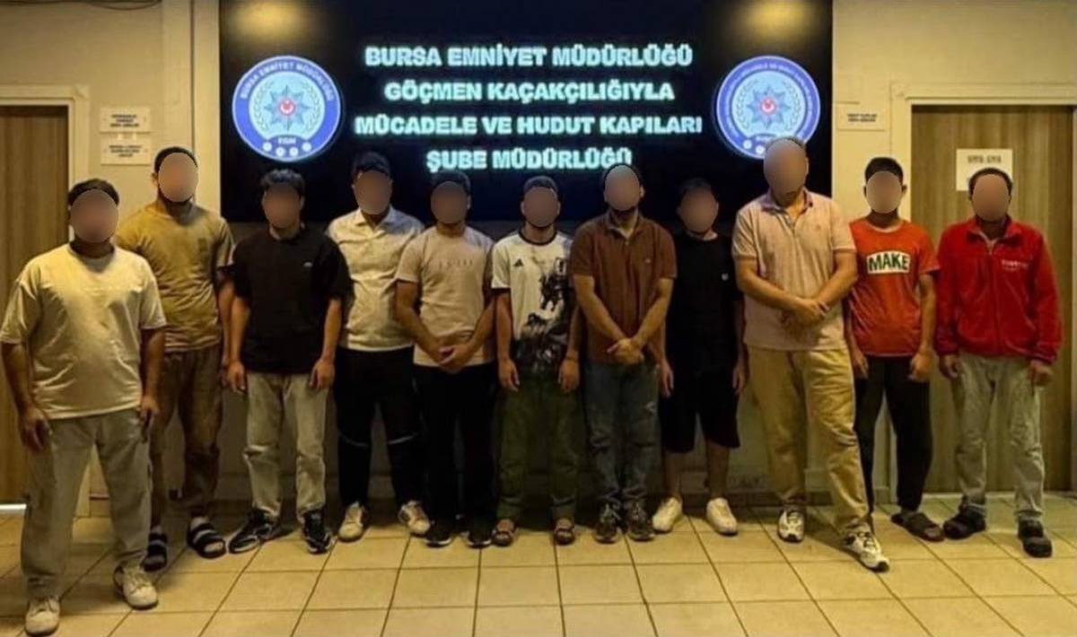 Bursa'da Göçmen Kaçakçılığı Operasyonu