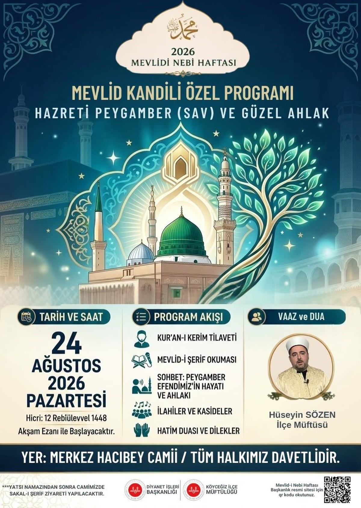 Köyceğiz'de Mevlid Kandili Kutlamaları