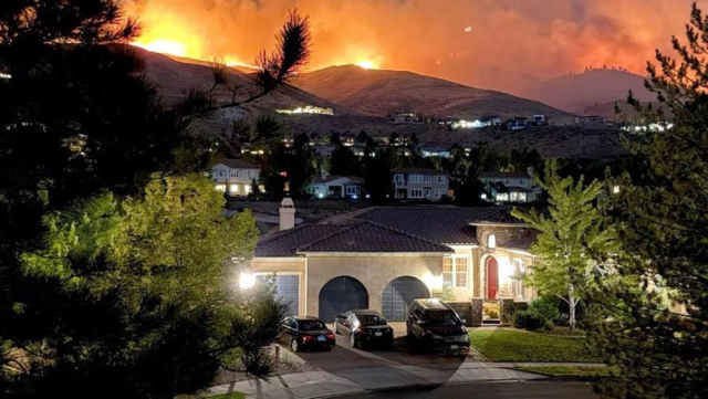 Nevada'daki yangın felaketi! 61 bin dönüm kül oldu, 87 bin kişi tahliye edildi
