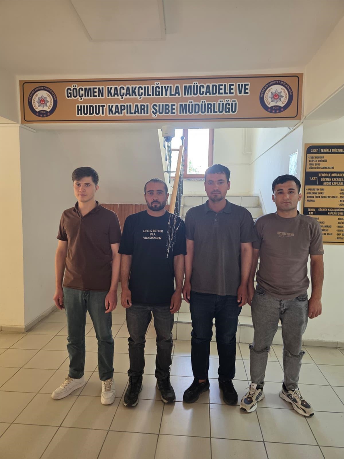 Nevşehir'de Düzensiz Göçmen Operasyonu