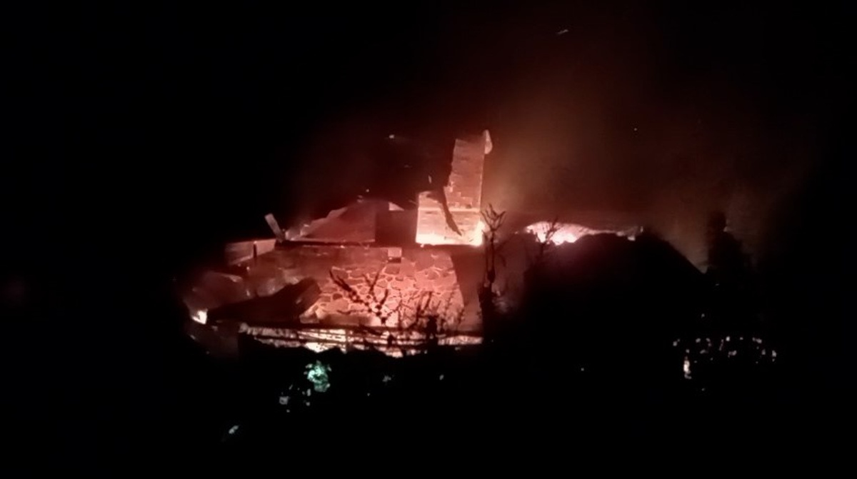 Rize'de Gaziye Ait İşletme Yangında Kül Oldu