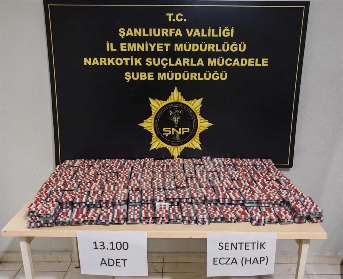 Şanlıurfa'da Uyuşturucu Operasyonu