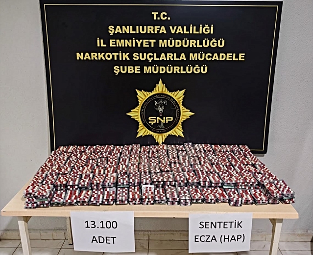Şanlıurfa'da Uyuşturucu Operasyonu