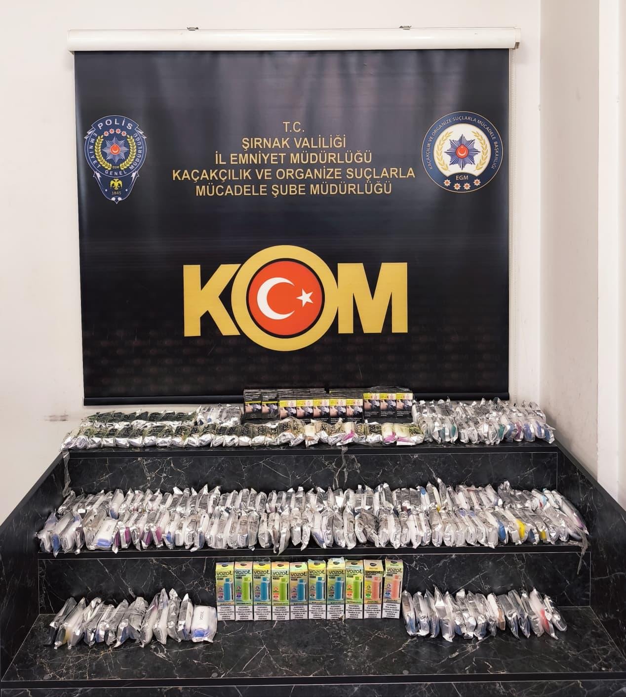 Şırnak'ta 127 Adrese Kaçakçılık Operasyonu