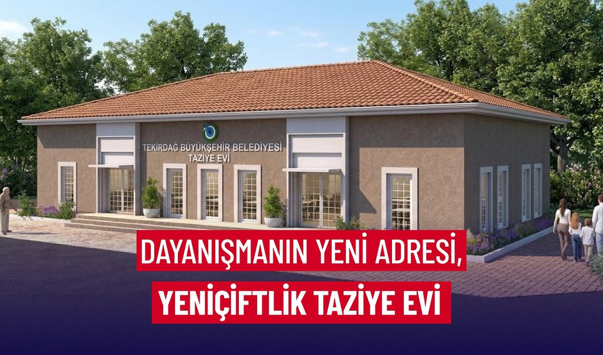 Tekirdağ Büyükşehir Belediyesi, Marmaraereğlisi'ndeki 'Taziye Evi' projesinde sona yaklaştı
