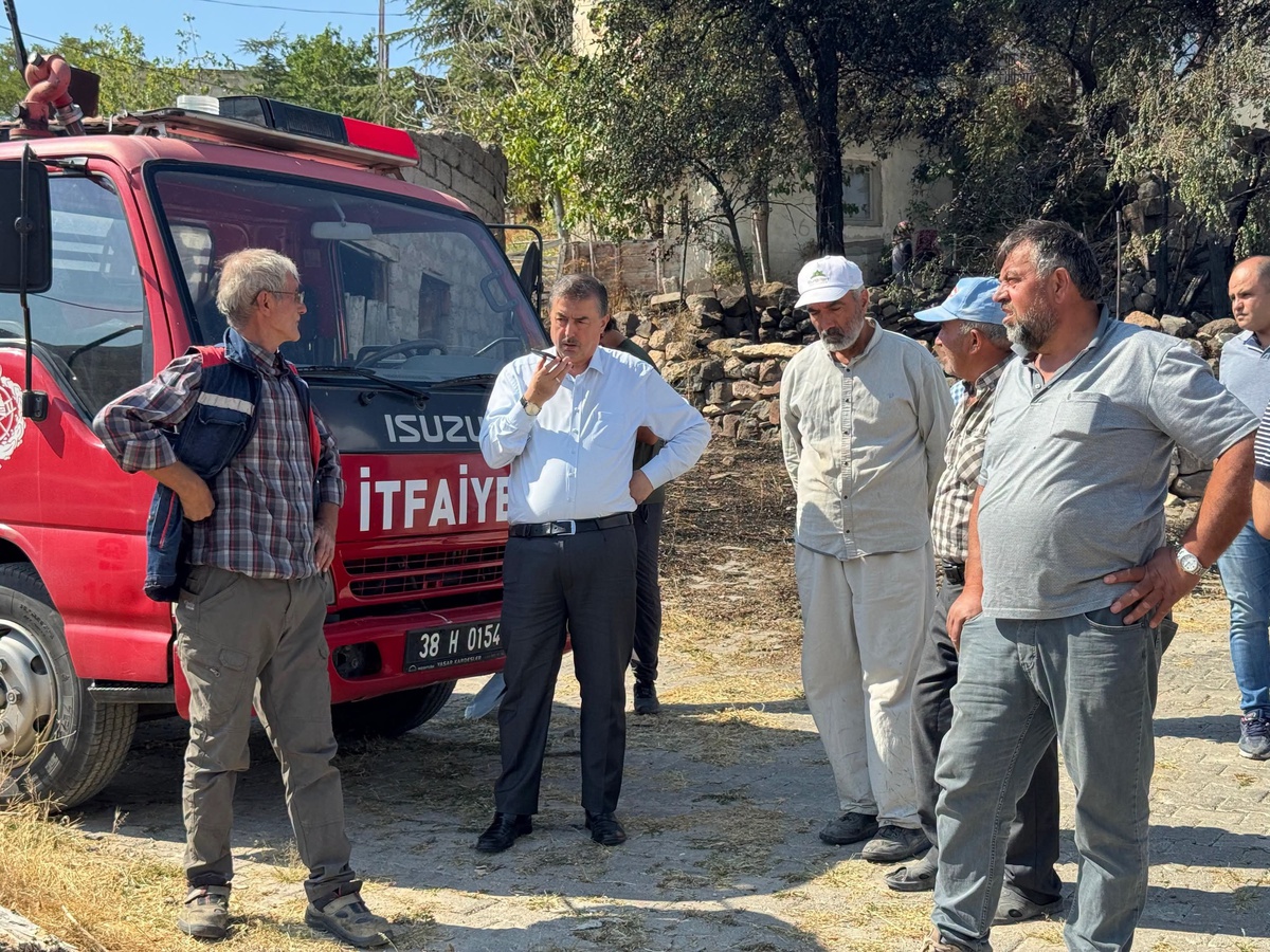 Yeşilhisar'daki Yangın Can Aldı
