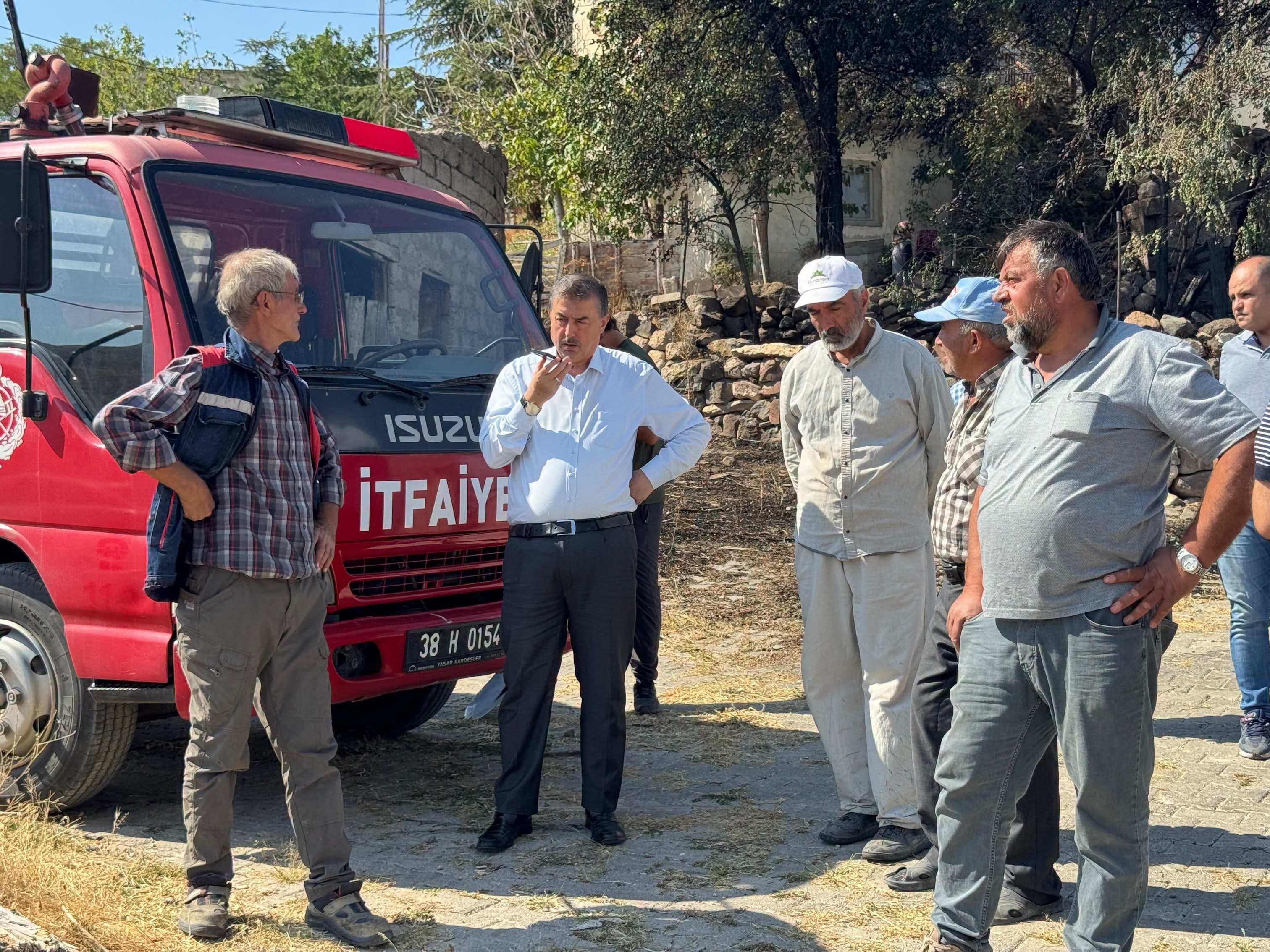 Yeşilhisar'daki Yangın Can Aldı