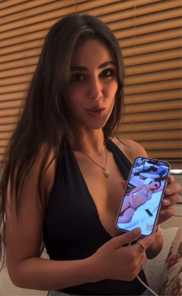 Özgü Kaya’dan iddialı bikinili pozlar! Dalkılıç’a gelen yorum olay