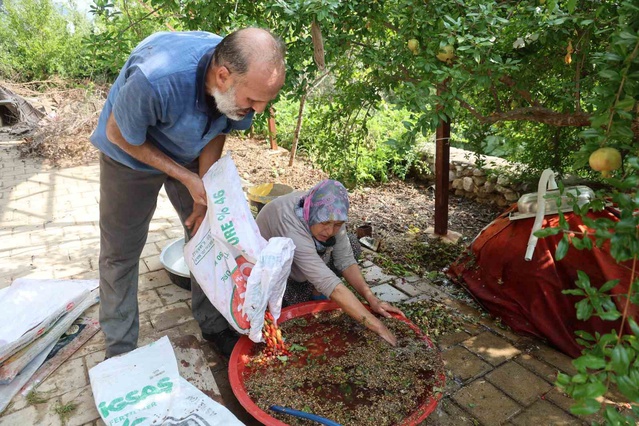 Kozan'da Geleneksel Kızılcık Şerbeti Yapımı