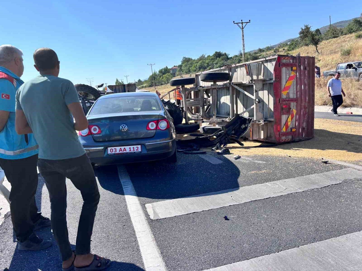 Akşehir'de Zincirleme Kaza: 4 Yaralı