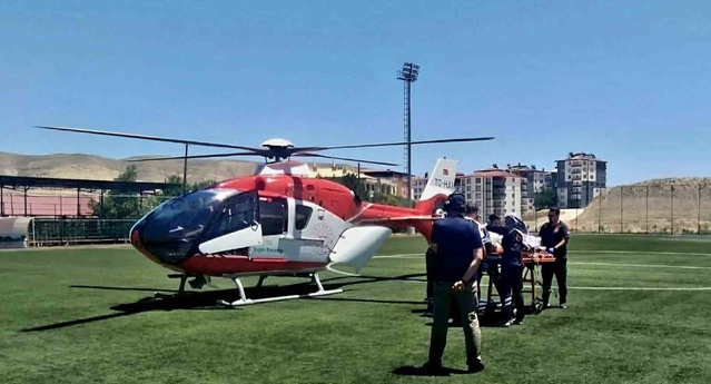 Hava Ambulansıyla Malatya'ya Sevk
