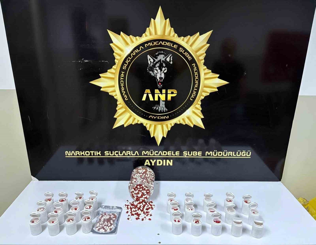 Aydın'da Uyuşturucu Operasyonu: 2.456 Ecza Ele Geçirildi