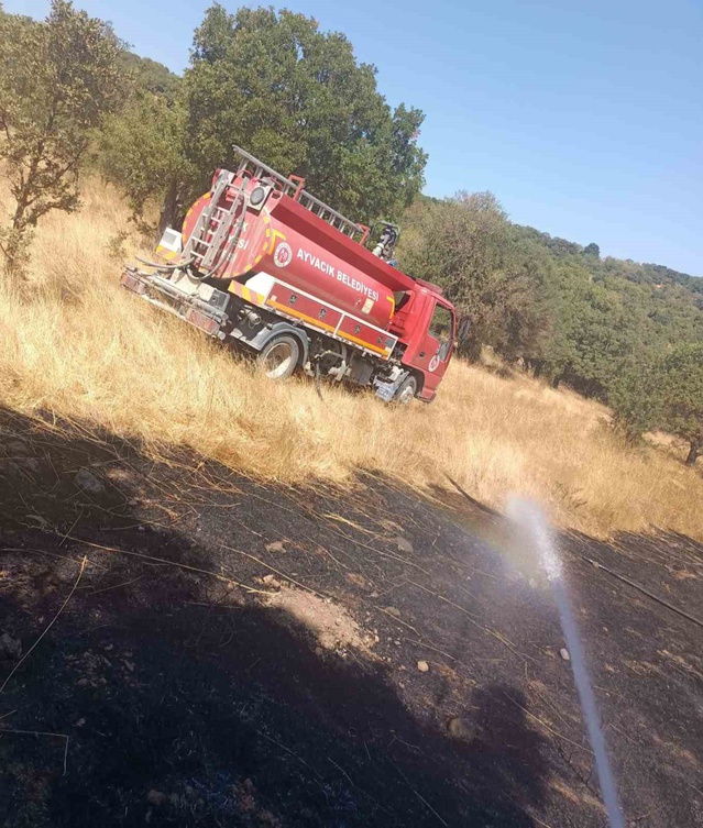Ayvacık'ta Yangın