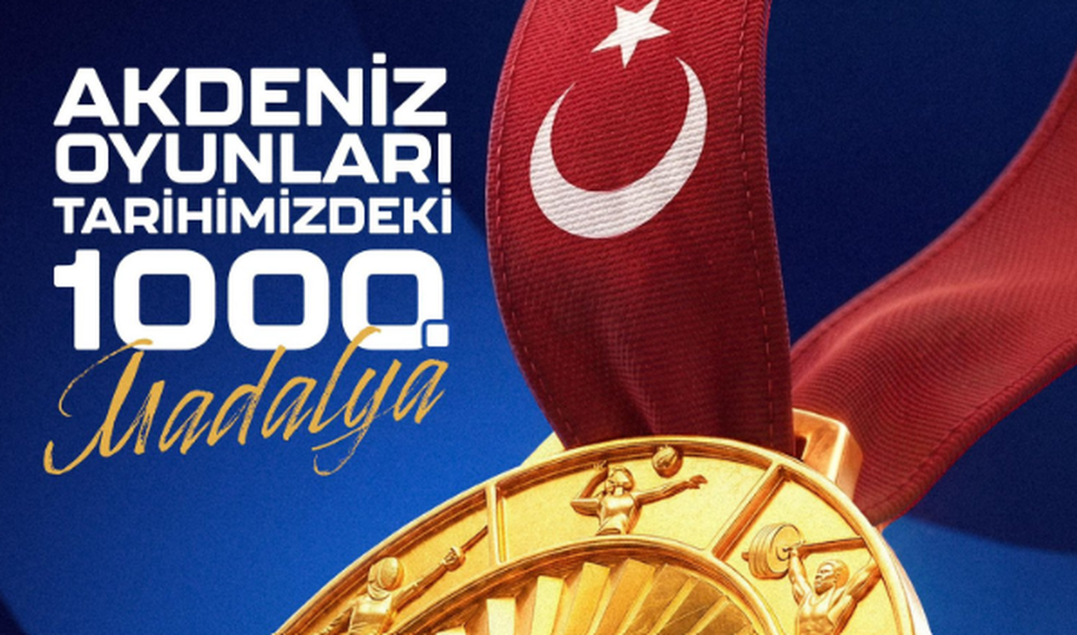 Türkiye 1000. Akdeniz Oyunları Madalyasına Ulaşıldı