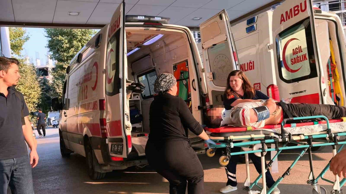 İnegöl'de zincirleme kaza: 4 yaralı
