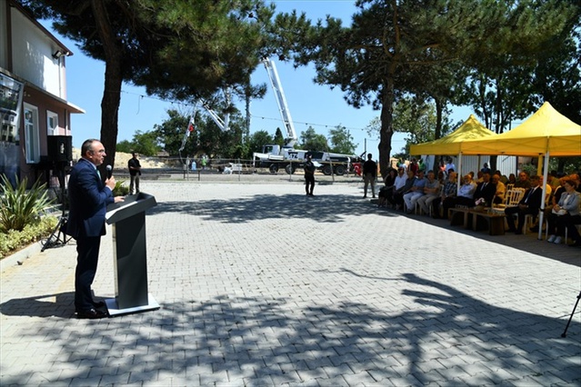 Çorlu'da Yeni Ortaokul Temeli Atıldı