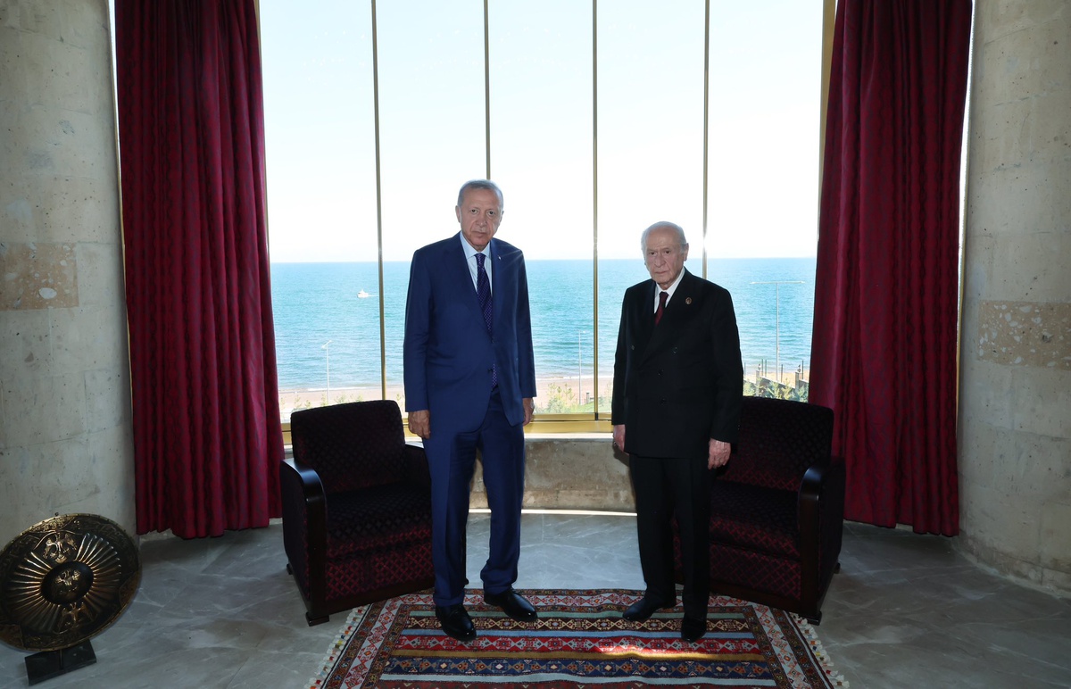 Erdoğan ve Bahçeli Bitlis'te Buluştu