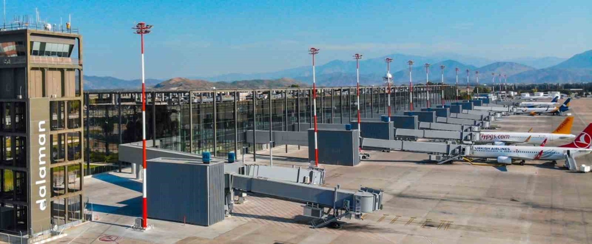 Dalaman Havalimanı Temmuz'da 891 Bin Yolcu Ağırladı