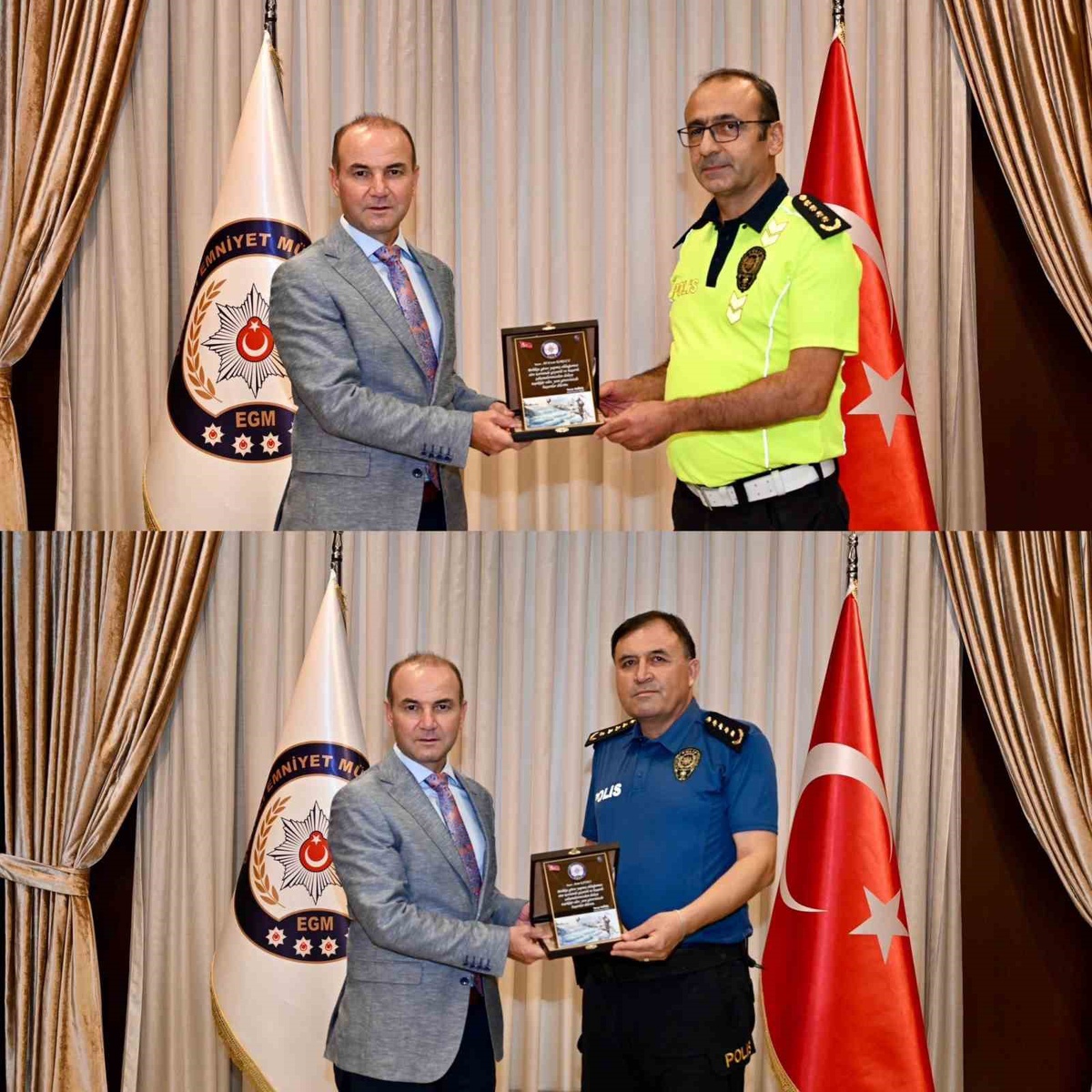 Denizli'de 5 Müdür Yardımcısı 1. Sınıf Emniyet Müdürü Oldu