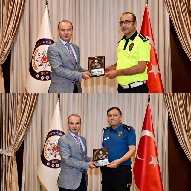 Denizli'de 5 Müdür Yardımcısı 1. Sınıf Emniyet Müdürü Oldu