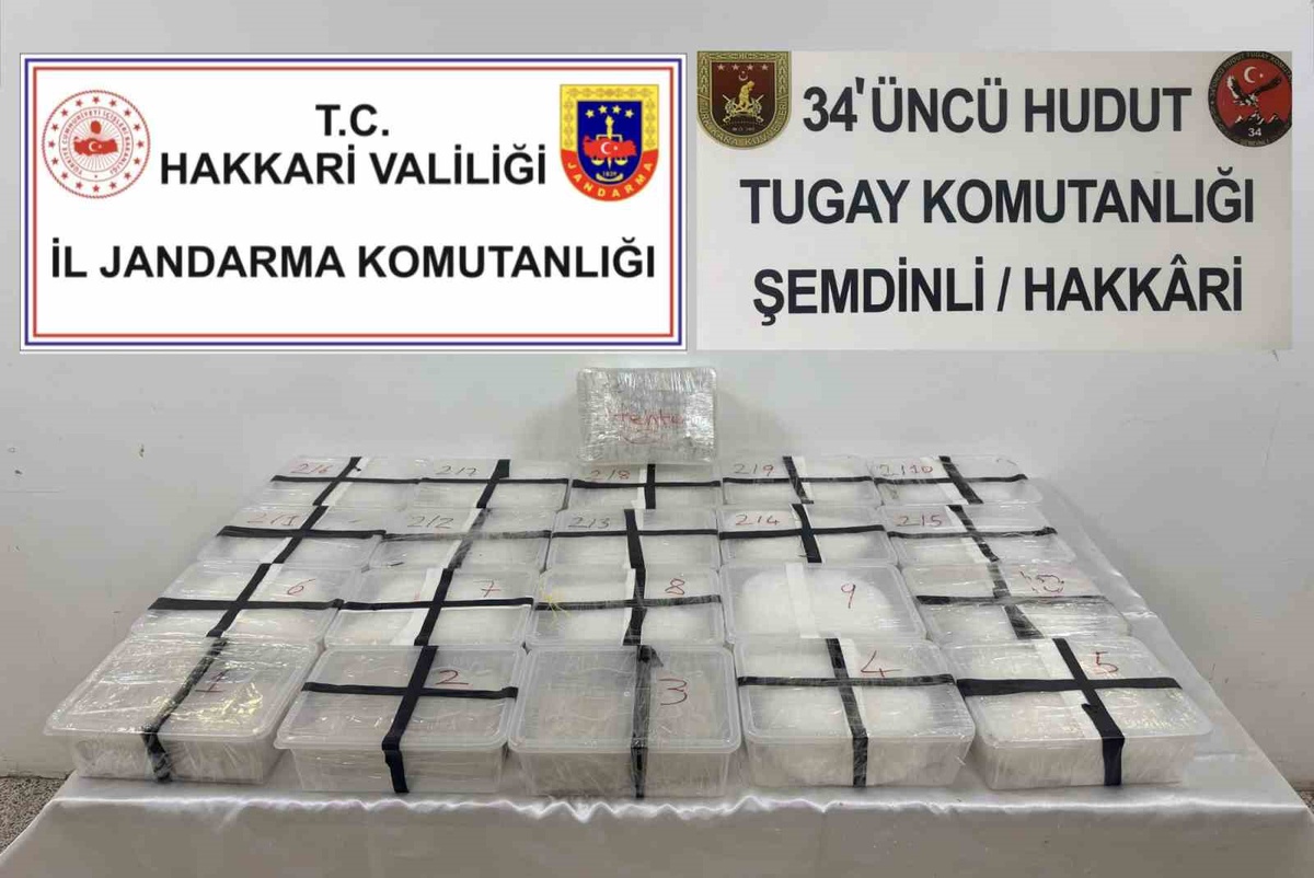 Hakkari'de Uyuşturucu Operasyonu