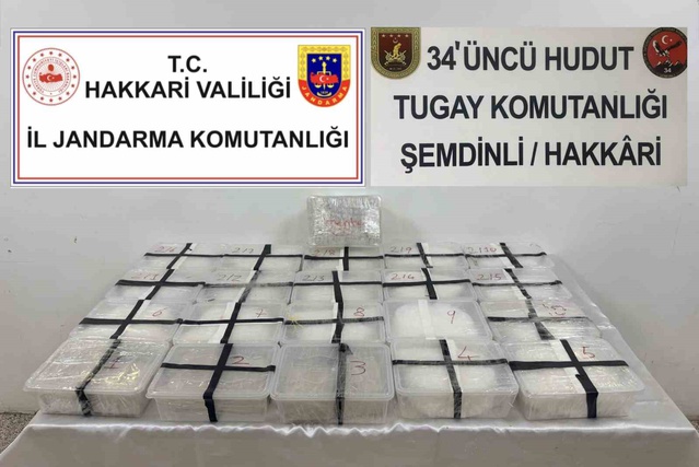 Hakkari'de Uyuşturucu Operasyonu