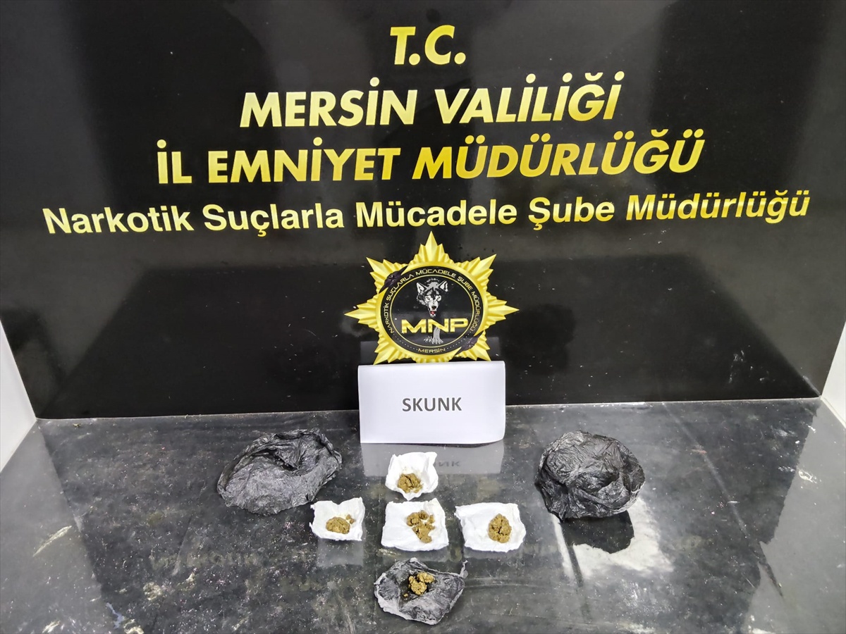 Mersin\'de Uyuşturucu Operasyonu: 2 Tutuklama