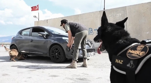 Narkotik köpeği Naz emekli oldu